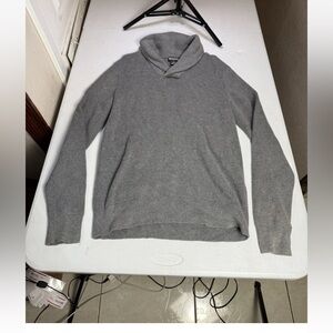 Michael Kors Gray Shawl Collar Casual Sweater Sz s
